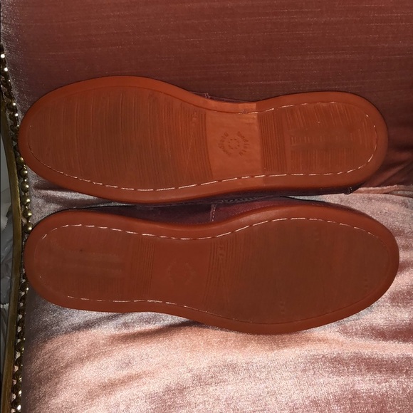 Bed Stu Aunt Bettie Leather Loafers Red Size 8. - Picture 4 of 8